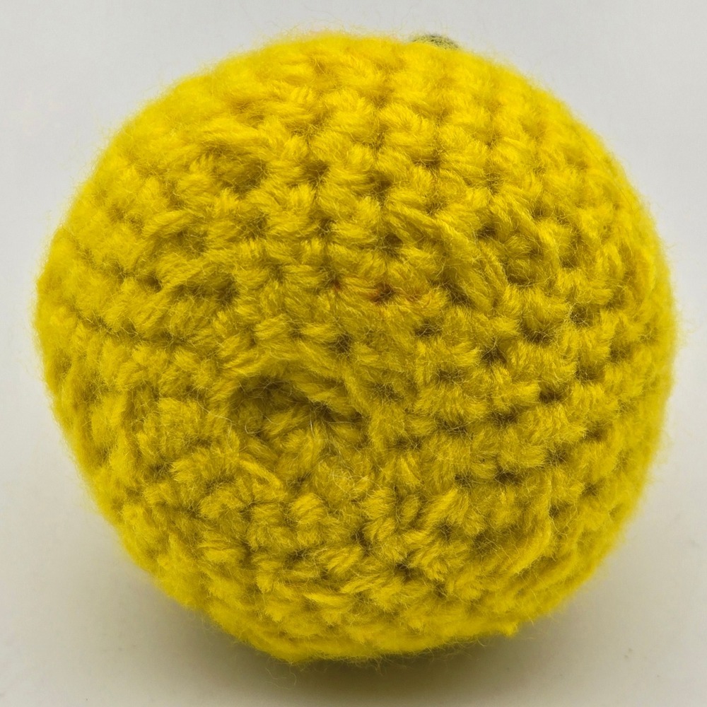 Handmade Crochet Chick Bird Amigurumi Yellow Mini Plush Figure 2.5x4 - Picture 6 of 6